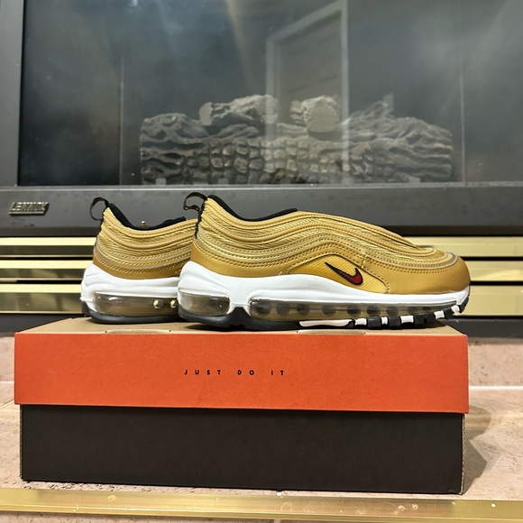 GOLD Air Max 97 Golden Bullet Sneakers - Picture 5 of 13